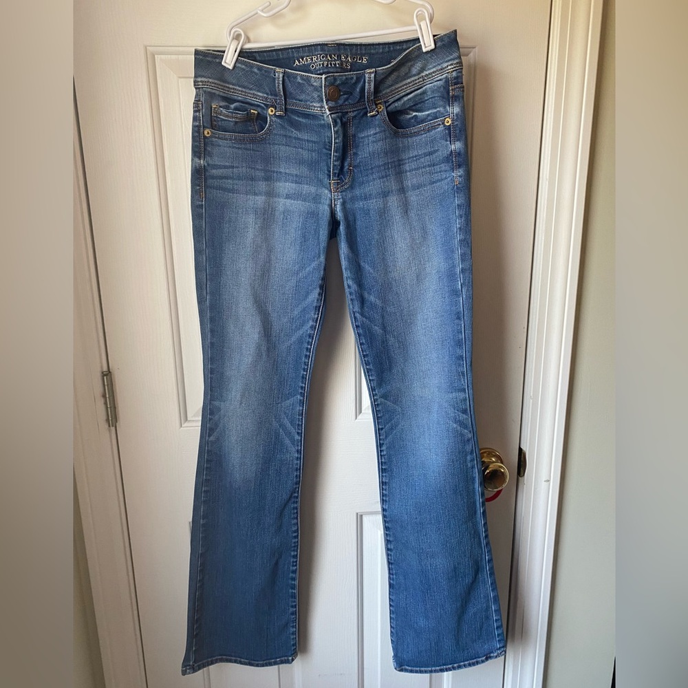 American Eagle Outfitters 8 long Kick Boot jeans